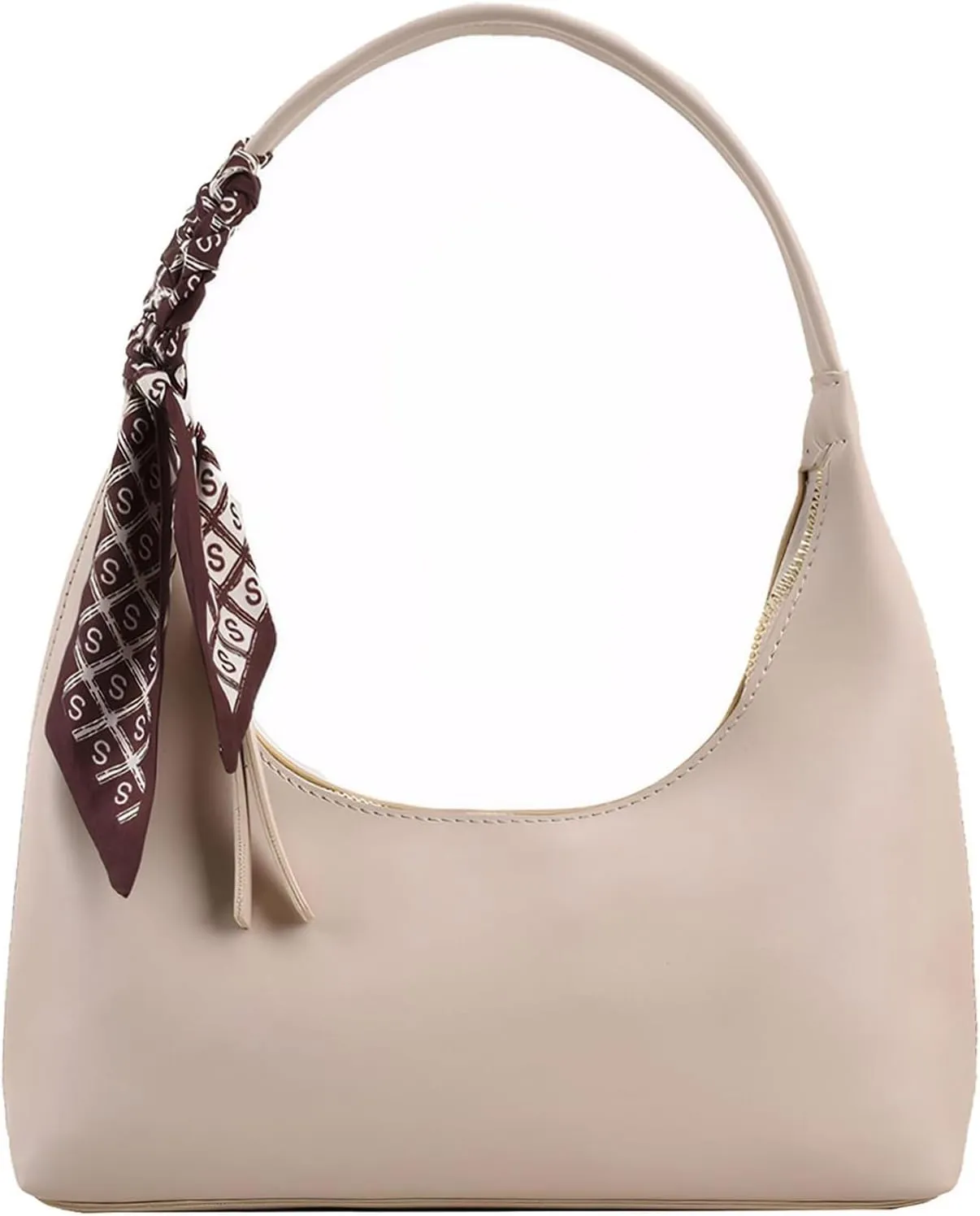 NEBIL Shoulder Bags for Women Trendy Leather Handbag,Small Clutch Hobo Bag Shoulder Purses With Zipper Closure