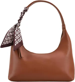 NEBIL Shoulder Bags for Women Trendy Leather Handbag,Small Clutch Hobo Bag Shoulder Purses With Zipper Closure