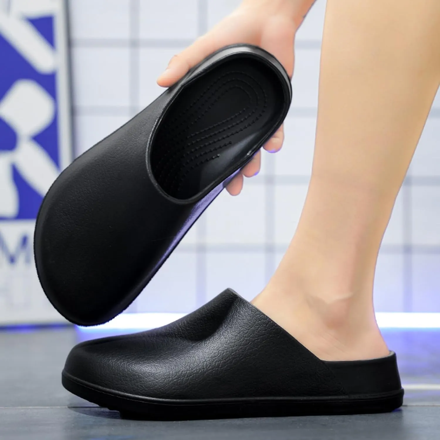 Non Slip Chef Shoes for Men Women Garden Clogs Lightweight Comfort Work Sandals