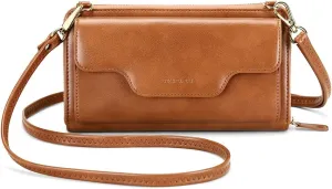nuoku Crossbody Bags, Wristlet Wallets, Small Clutch Purses - Cell Phone & RFID Wallet for Women