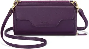 nuoku Crossbody Bags, Wristlet Wallets, Small Clutch Purses - Cell Phone & RFID Wallet for Women