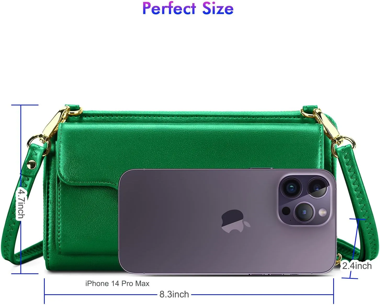 nuoku Crossbody Bags, Wristlet Wallets, Small Clutch Purses - Cell Phone & RFID Wallet for Women