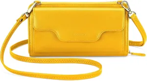 nuoku Crossbody Bags, Wristlet Wallets, Small Clutch Purses - Cell Phone & RFID Wallet for Women