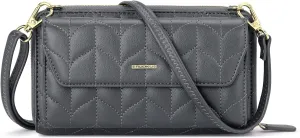 nuoku Wallets for Women Credit Card Slots with RFID Blocking Large Capacity Wristlet