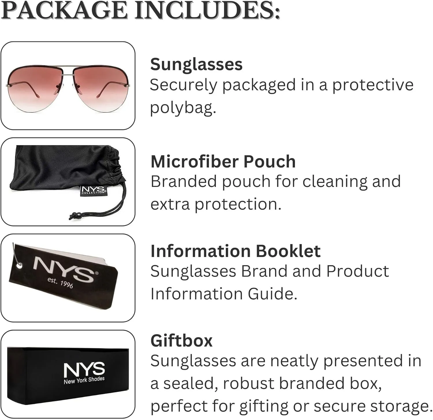 NYS Collection Aviator Sunglasses for Women & Men Medium Fit Thin Metal Frame Gradient Mirror Lenses with 100% UV Protection