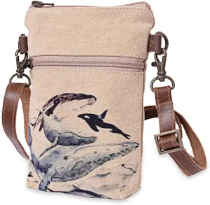 Ocean Life - Wristlet Wallets for Women, Crossbody Sling Bags for Women, Book Bag, Cell Phone Purse, Small Pouch