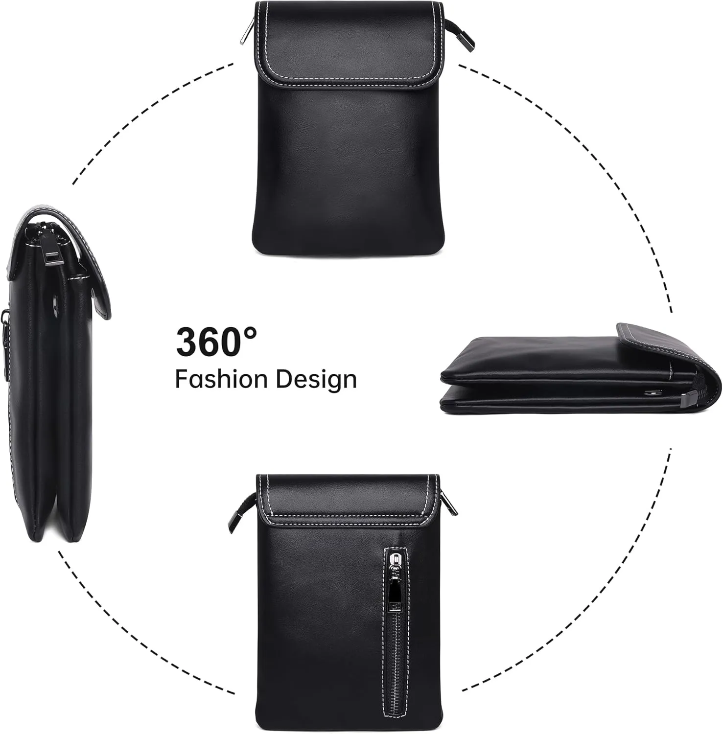OIDERY Crossbody Bags for Women Small Cell Phone Wallet Purse with Adjustable Strap Women's Shoulder Handbag