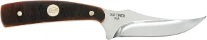 Old Timer Generational USA Series Traditional Fixed and Folding Knives with 1095 HC Stainless Steel Blades, Sawcut Bone Handles, and Made in USA for Hunting, Skinning, EDC, Field Dressing, and Outdoor