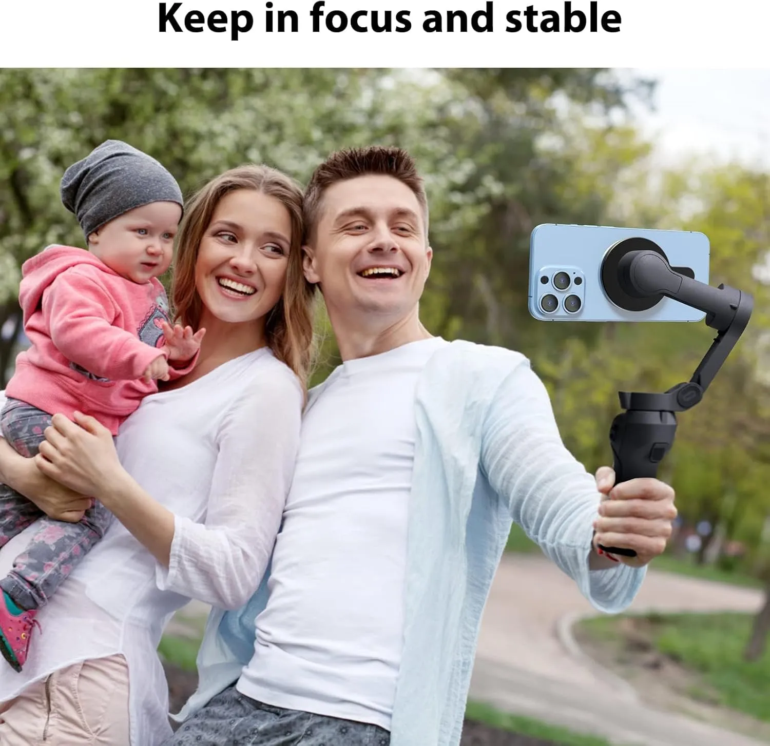 OM Magnetic Phone Mount for DJI Osmo Mobile 7P/OM 7/OM 6/SE/OM 5/OM 4 SE/OM 4 Magsafe Quick-Release Adapter Magnet Clamp, Mounting for Quick Shooting DJI Accessories