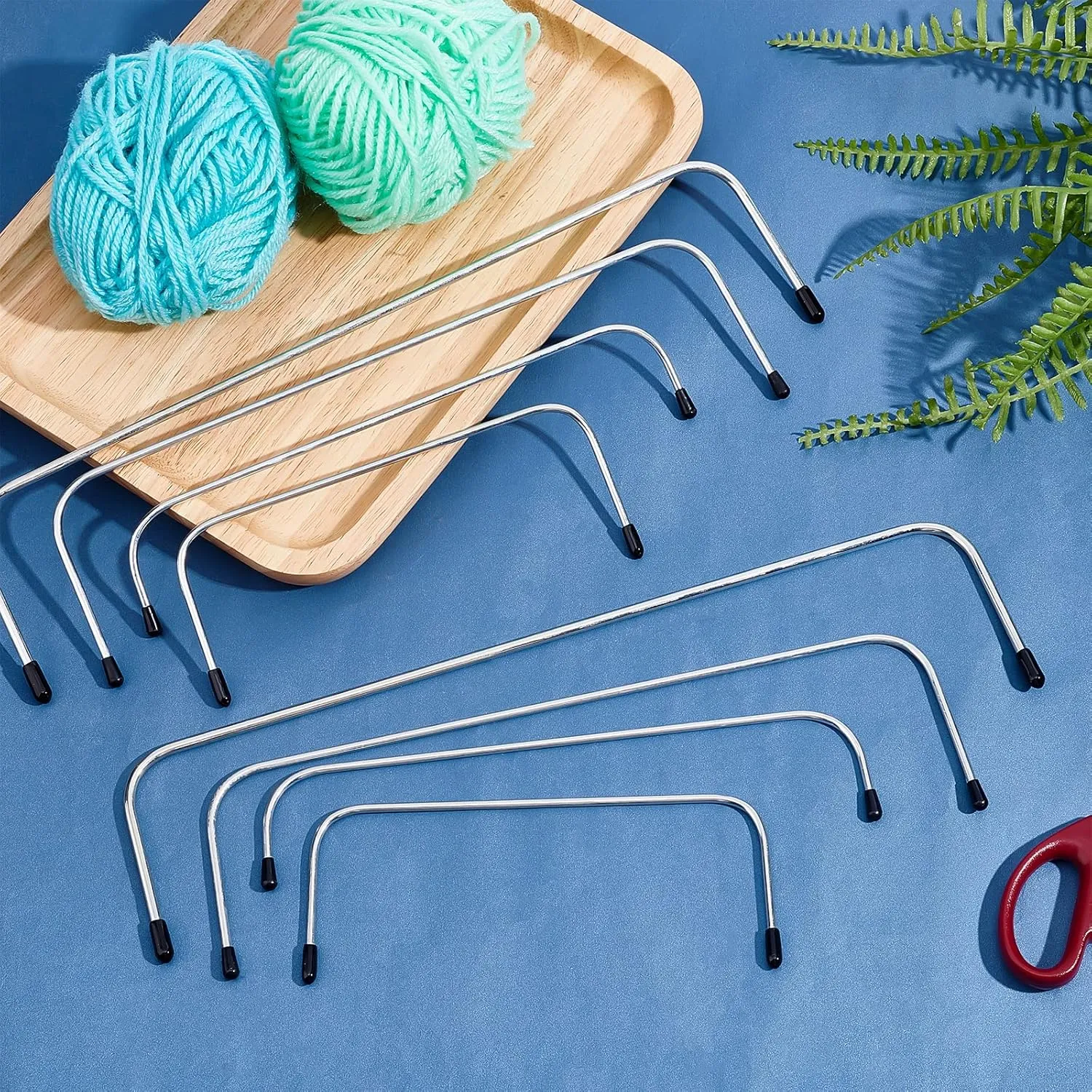 PandaHall 4 Sizes Internal Wire Frame for Bag, Stainless Steel Purse Frame Metal Tubular Bag Frame U Shape Bag Handle for Backpack Lunch Retreat Bag Mouthed Carrier Bag, 4 Pairs, 5.9/7.9/9.8/11.8