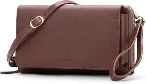 Peacocktion Women Wallet Purse Card Holder with RFID, Large Capacity Crossbody Wristlet Clutch 2 Straps
