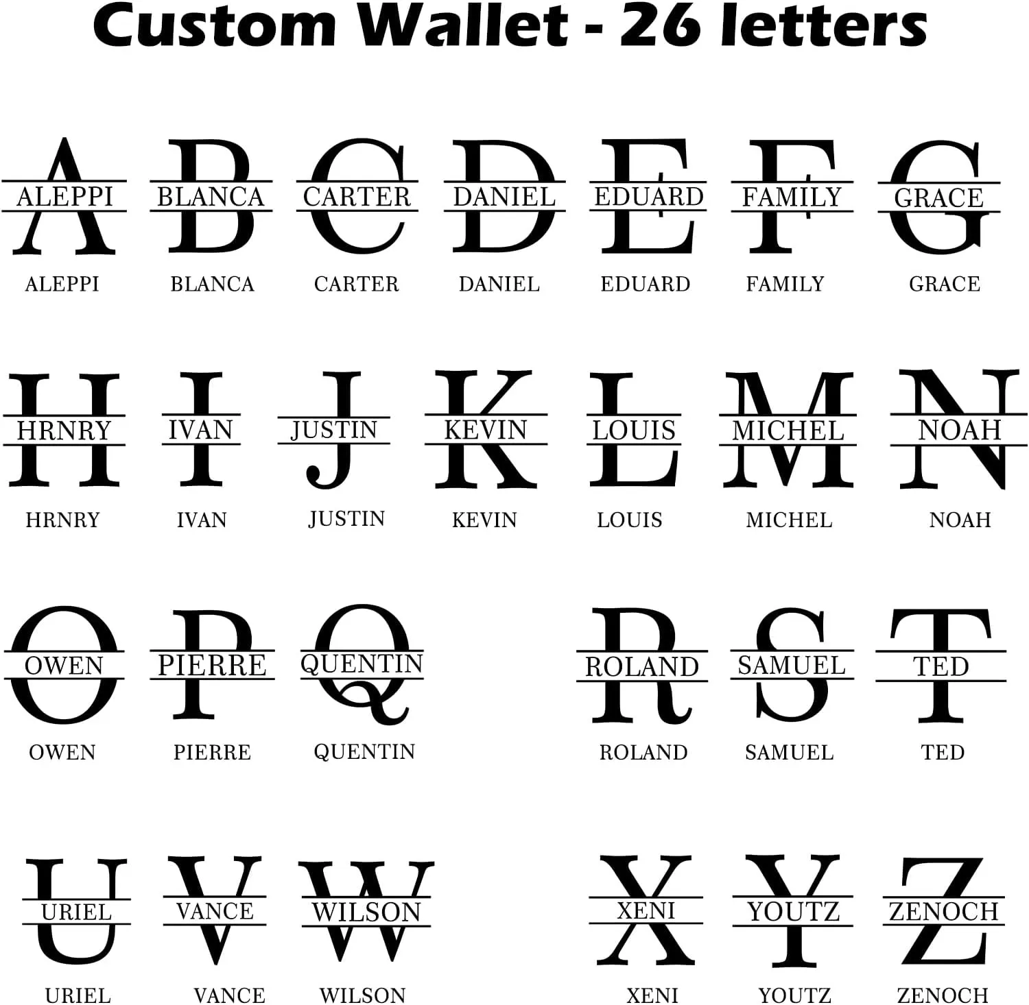 Personalized Photo Mens Wallets Leather: Custom Initial Name Bi-fold Wallet for Men Father - Men's wallets Wallet for Dad Boyfriend Grandpa Birthday Gift (Dark Coffee Photo Name)