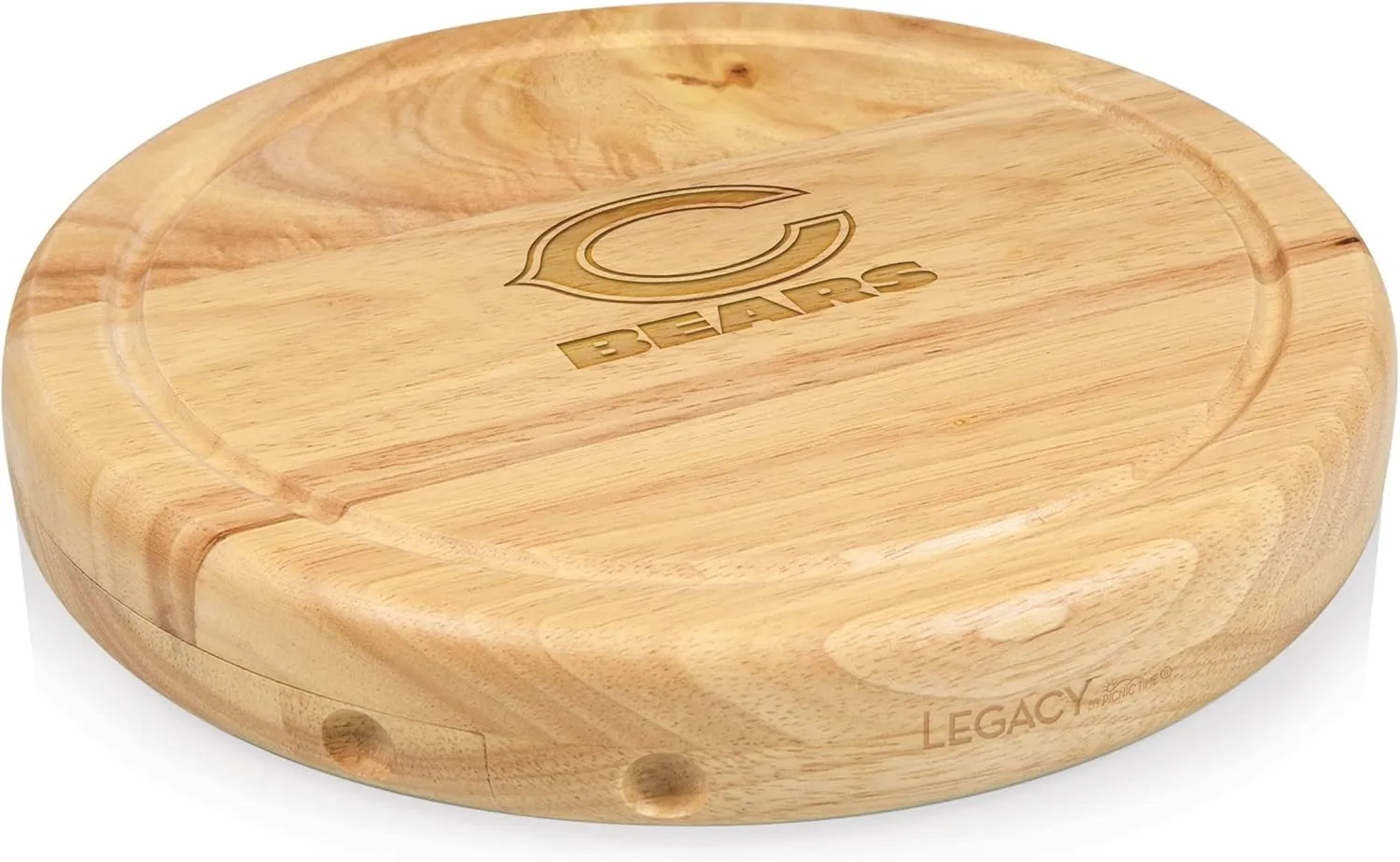 PICNIC TIME NFL Circo Cheese Board and Knife Set - Charcuterie Board Set - Wood Cutting Board