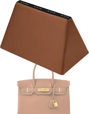 Pillow Luxury Bag Shaper Silky Smooth Insert for Handbagsfit Birkin 20/25/30/35/40 Bags, Keep Bag Shape(Brikin 25,Gold)