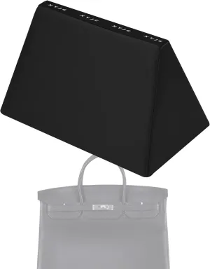 Pillow Luxury Bag Shaper Silky Smooth Insert for Handbagsfit Birkin 20/25/30/35/40 Bags, Keep Bag Shape(Brikin 35,Black)