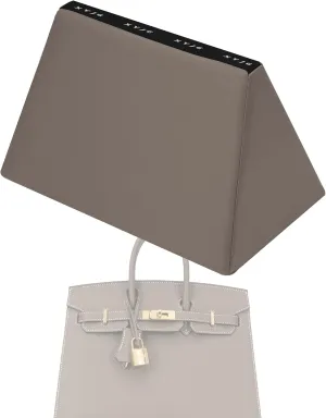 Pillow Luxury Bag Shaper Silky Smooth Insert for Handbagsfit Birkin 20/25/30/35/40 Bags, Keep Bag Shape(Brikin 35,Etoupe grey)