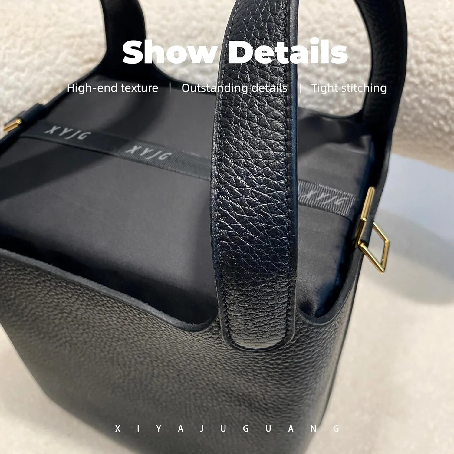 Pillow Luxury Bag Shaper Silky Smooth Insert for Handbagsfit Picotin 14/18/22/26 Bags, Keep Bag Shape(PC 14,Black)