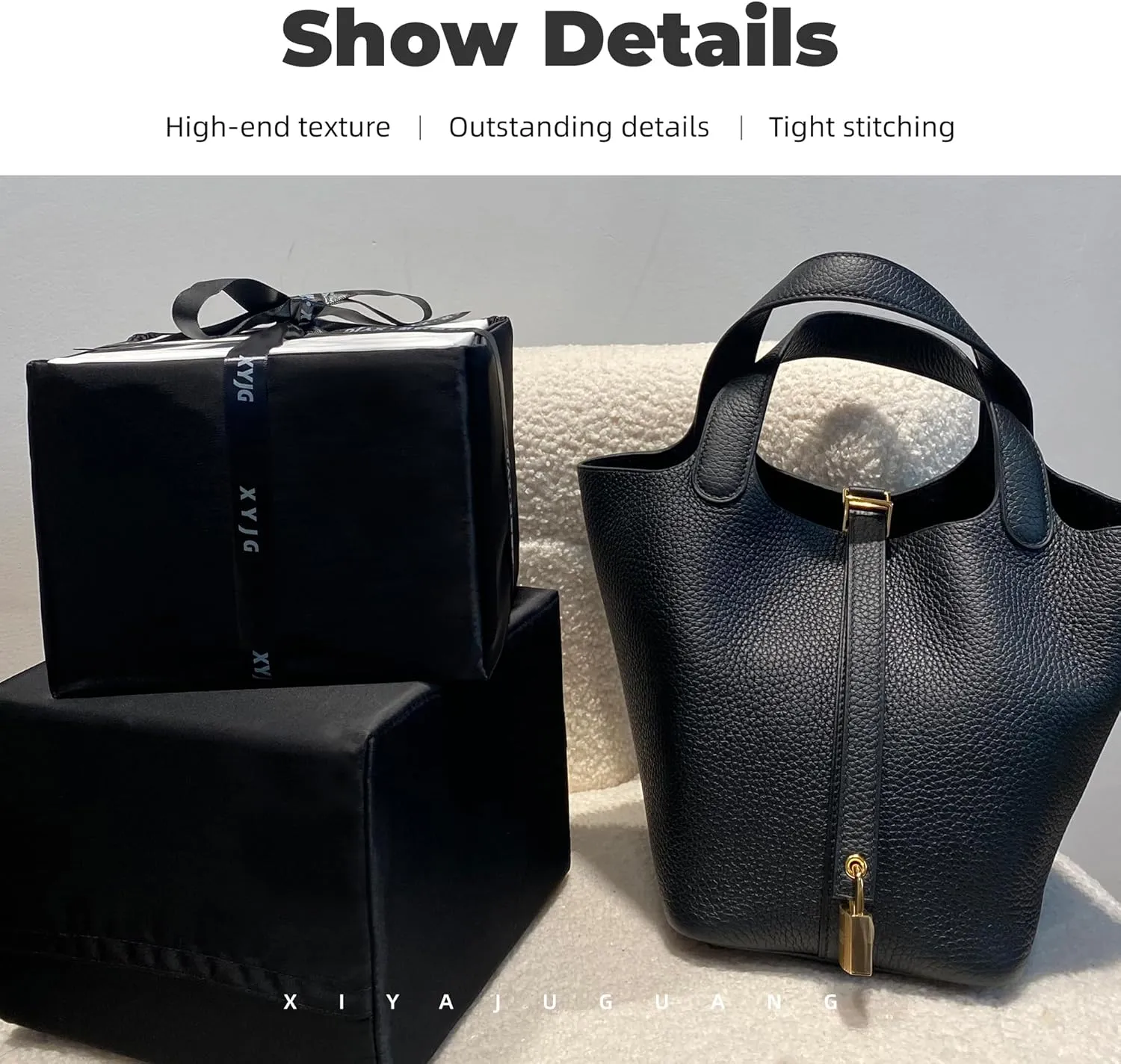 Pillow Luxury Bag Shaper Silky Smooth Insert for Handbagsfit Picotin 14/18/22/26 Bags, Keep Bag Shape(PC 14,Black)