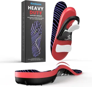 Plantar Fasciitis Relief Insoles - FSA Eligible Items Only List - High Arch Support Inserts - Heel Cups & Shoe Inserts for Heel Pain Relief - Planter Facetious Relief Support Inserts - L