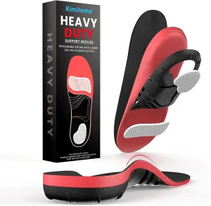 Plantar Fasciitis Relief Insoles - FSA Eligible Items Only List - High Arch Support Inserts - Heel Cups & Shoe Inserts for Heel Pain Relief - Planter Facetious Relief Support Inserts - S