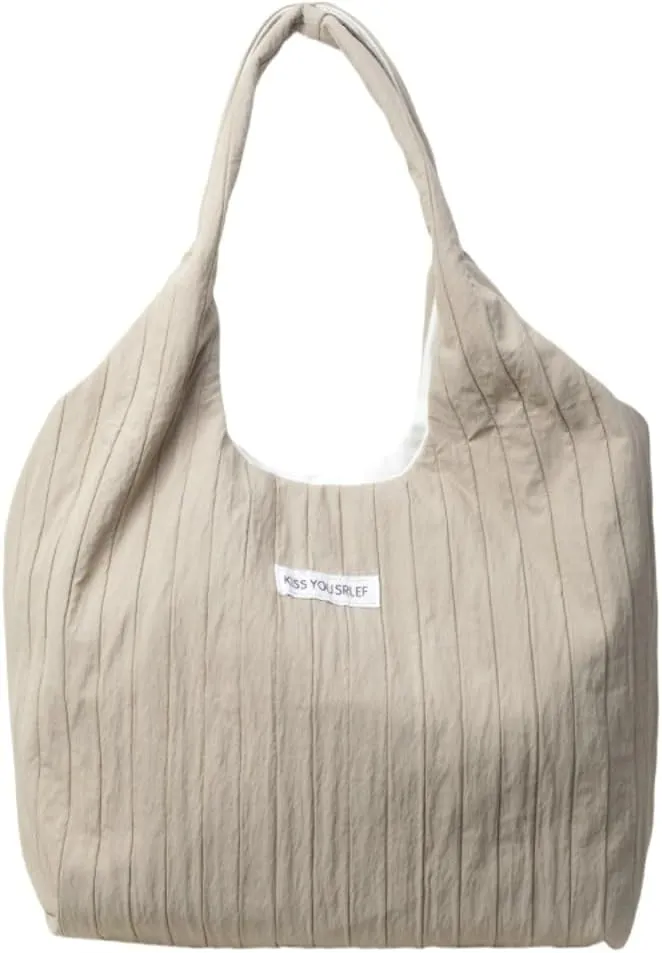 Pocadri Women Soft Fabric Shoulder Bag Large Capacity Tote Purse Casual Handbag Work Shopping Travel