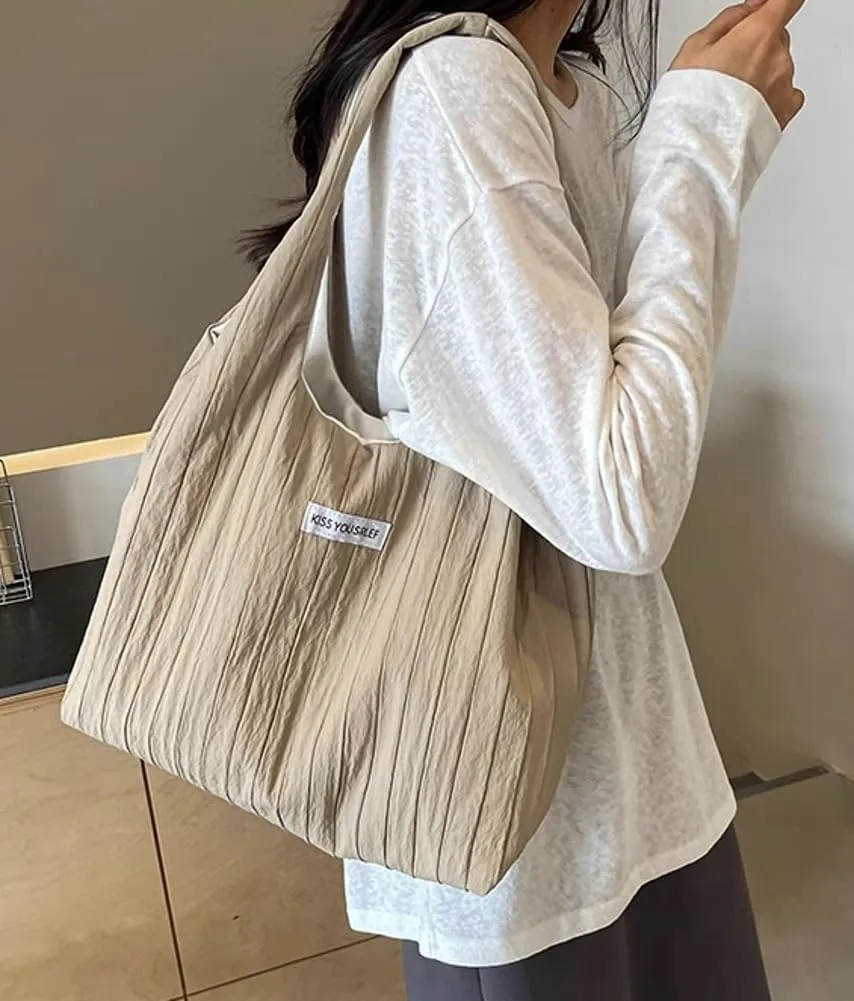 Pocadri Women Soft Fabric Shoulder Bag Large Capacity Tote Purse Casual Handbag Work Shopping Travel