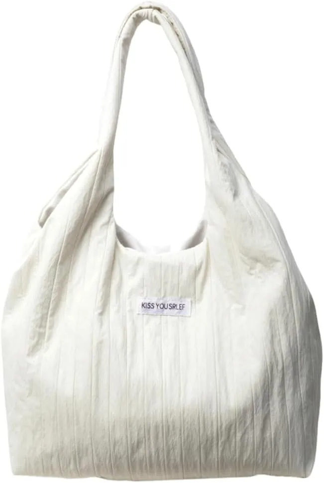 Pocadri Women Soft Fabric Shoulder Bag Large Capacity Tote Purse Casual Handbag Work Shopping Travel