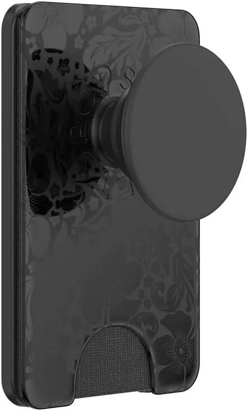 PopSockets Phone Wallet with Expanding Grip, Phone Card Holder, Wireless Charging Compatible, Wallet Compatible with MagSafe - Laced