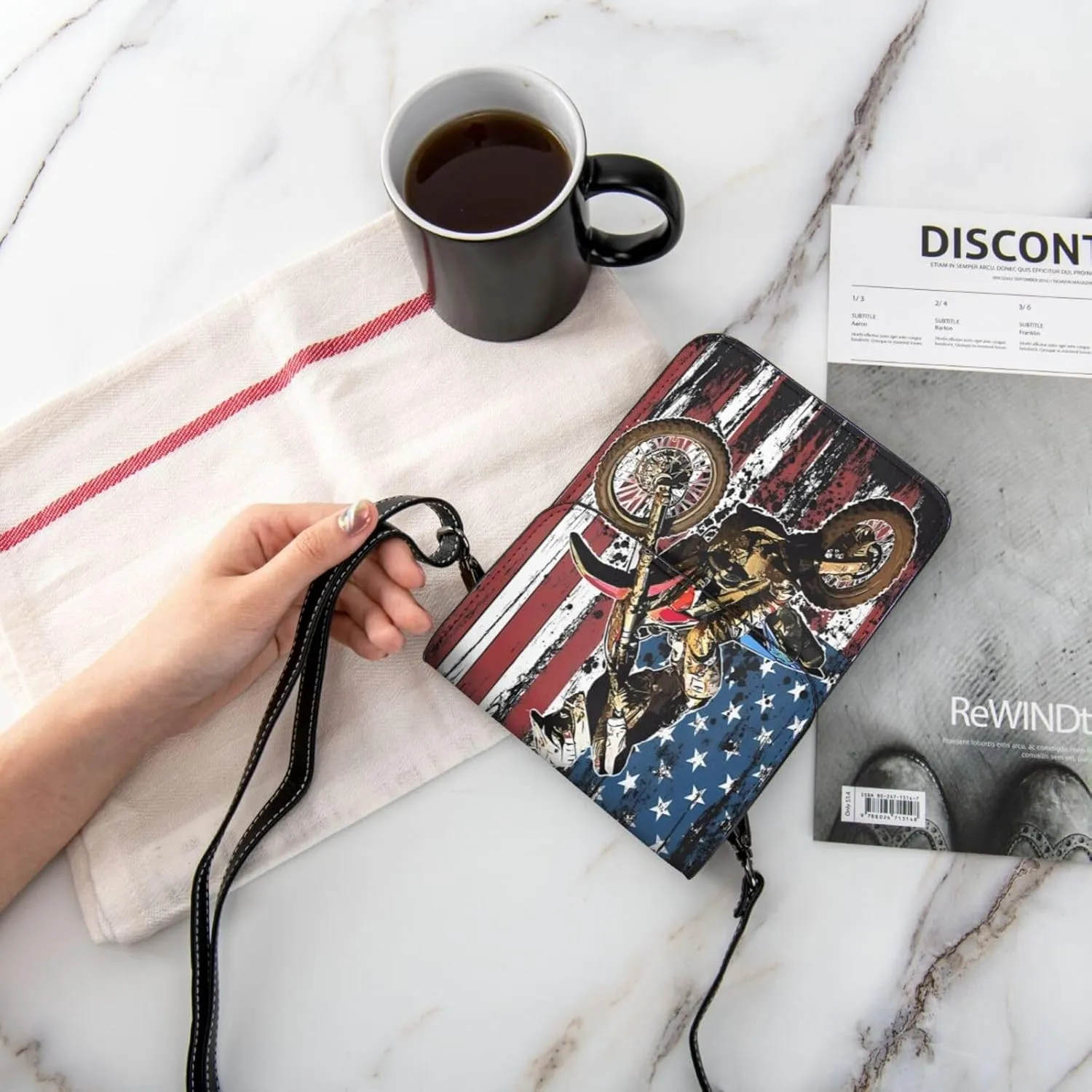 Pride Rainbow American Flag LGBT Leather Crossbody Cell Phone Purse Small Wallet Bags Adjustable Phone Bag for Women