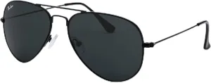 Pro Acme Small Aviator Sunglasses Glass Lens, Classic Metal Frame UV400 Protection for Men Women, 52MM