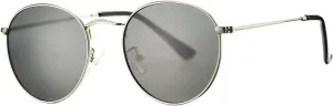 Pro Acme Small Round Metal Polarized Sunglasses for Women Retro Designer Style