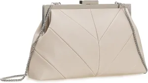 PU Clutch Purse for Women Dressy Evening Bag Formal Handbag for Wedding, Prom, Cocktail Party