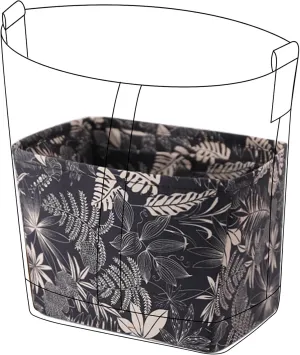 Purse Organizer Insert fits Celine Triomphe Canvas Bags, Large Capacity Inner Bag Insert, Luxury Handbag Tote Shaper, Bag in Bag (Small, Dark Fragrance)