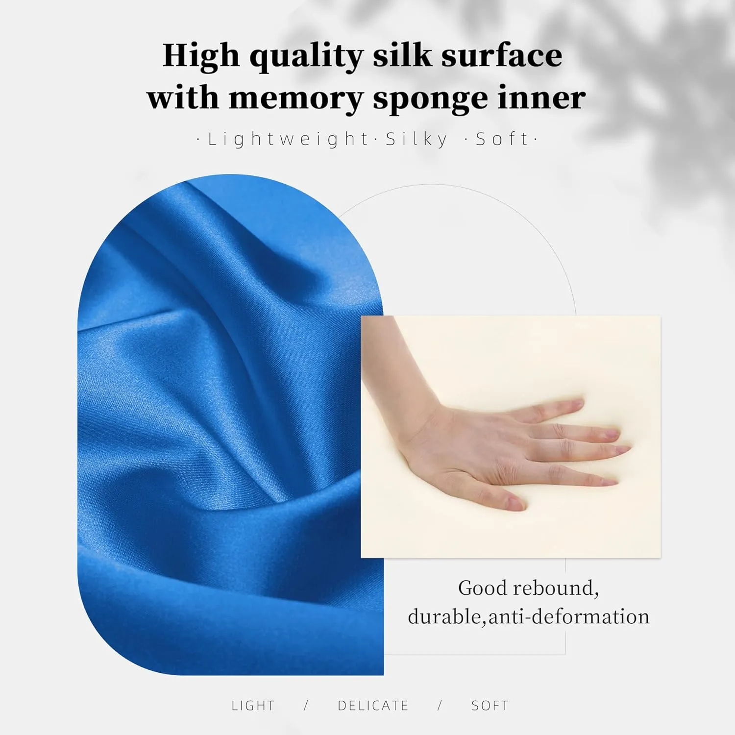 Purse Pillow Insert Compatible with Kelly Bags, Handbag Filler with Soft Satins for Luxury Bags, Soft Purse Inner Pillow with Memory Foam for Handbag Storage (Blue Hydra, KE 25 Sellier)