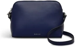 RADLEY London Bow Street Women’s Small Leather Ziptop Crossbody Bag, Evenfall