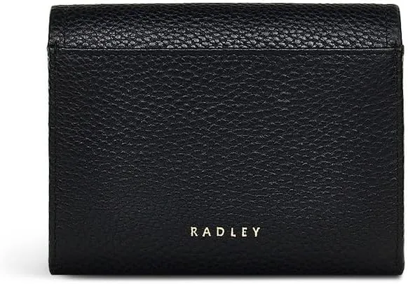 RADLEY London Carpenter Yard Women's Medium Leather Flapover Wallet, Black