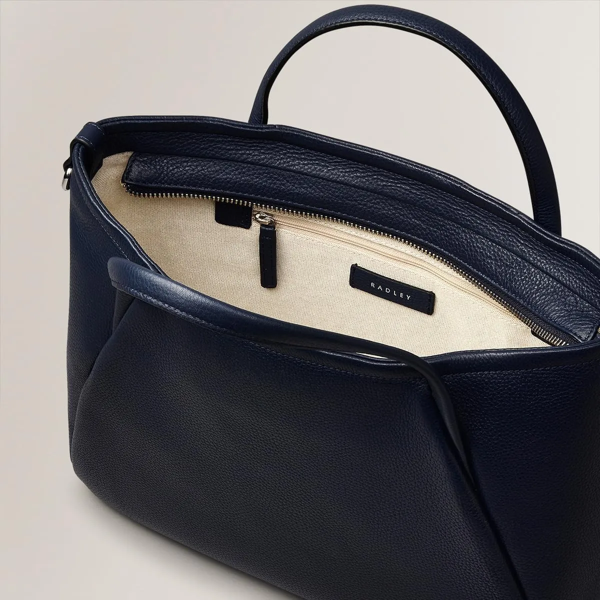 RADLEY London Eastney Street Women's Medium Leather Ziptop Satchel Bag
