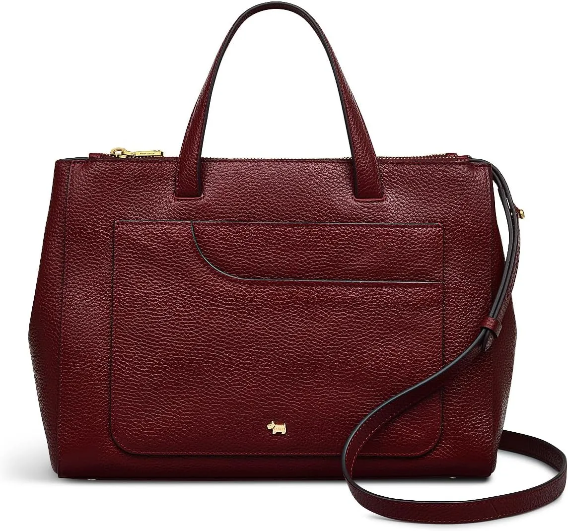 RADLEY London Pockets Soft 2.0 Women's Medium Leather Ziptop Satchel Bag