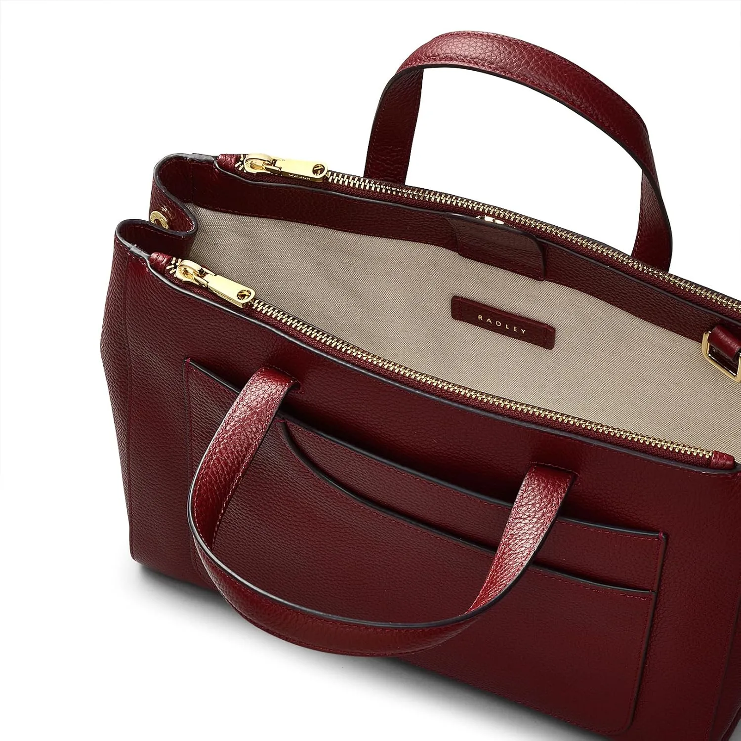RADLEY London Pockets Soft 2.0 Women's Medium Leather Ziptop Satchel Bag