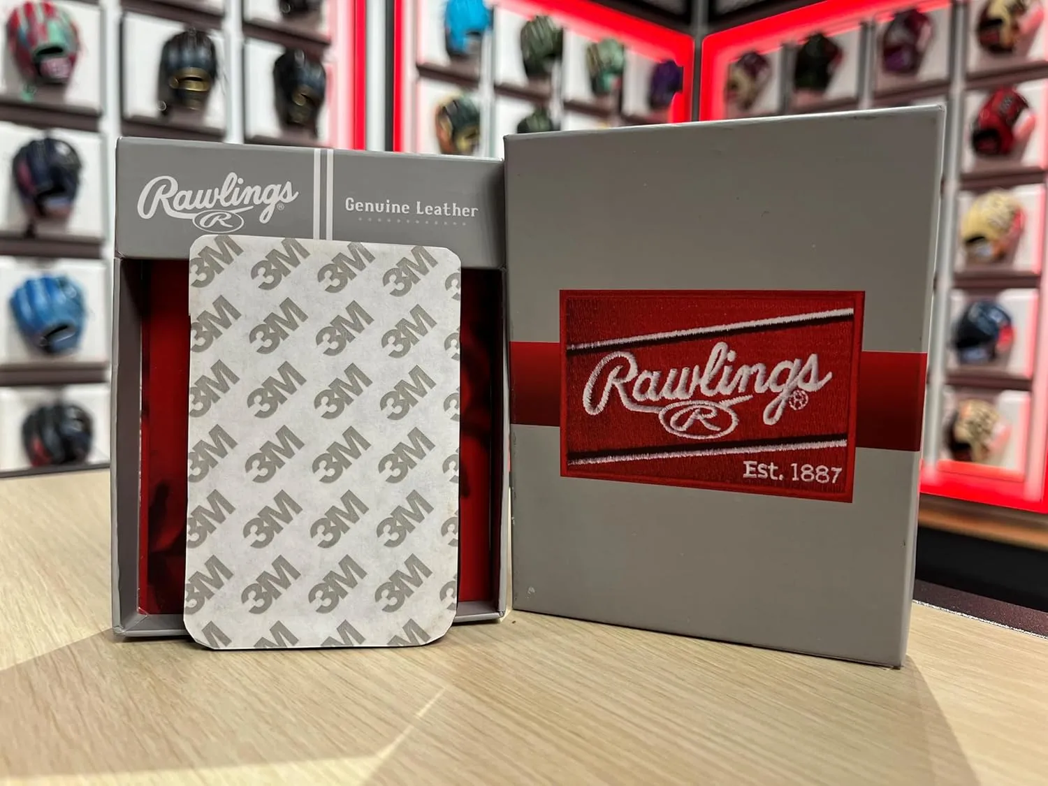 Rawlings | Leather Phone Card Holder | 3M Adhesive Back | 2.75" x 4" x .5" | Multiple Colors