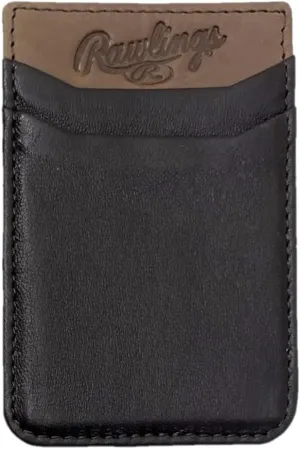 Rawlings | Leather Phone Card Holder | 3M Adhesive Back | 2.75" x 4" x .5" | Multiple Colors