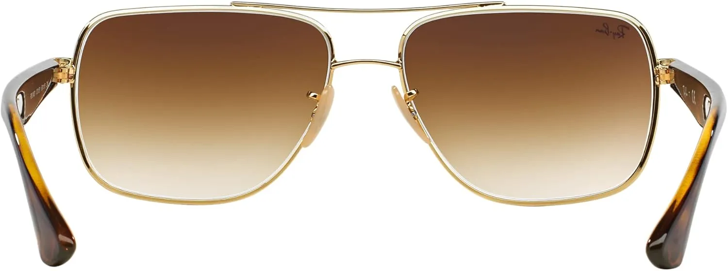 Ray-Ban Men's RB3483 Metal Square Sunglasses