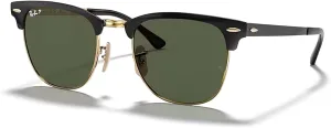 Ray-Ban RB3716 CLUBMASTER METAL Square Sunglasses For Men For Women   BUNDLE with Designer iWear Eyewear Care Kit