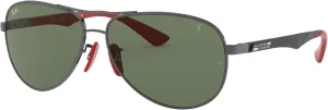 Ray-Ban Rb8313m Scuderia Ferrari Collection Aviator Sunglasses
