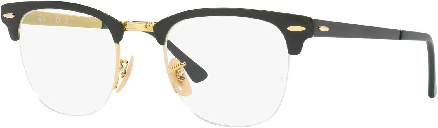 Ray-Ban RX3716vm Clubmaster Metal Square Prescription Eyeglass Frames