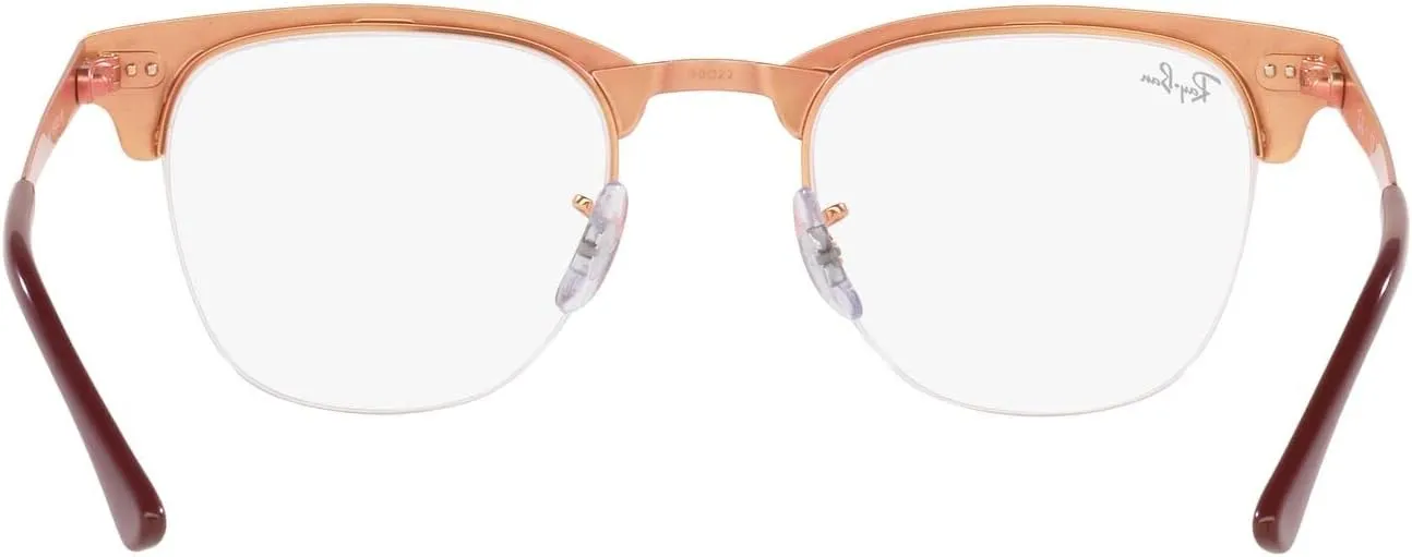 Ray-Ban RX3716vm Clubmaster Metal Square Prescription Eyeglass Frames