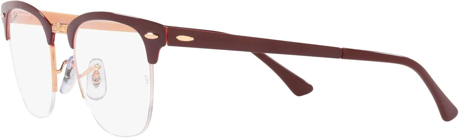 Ray-Ban RX3716vm Clubmaster Metal Square Prescription Eyeglass Frames