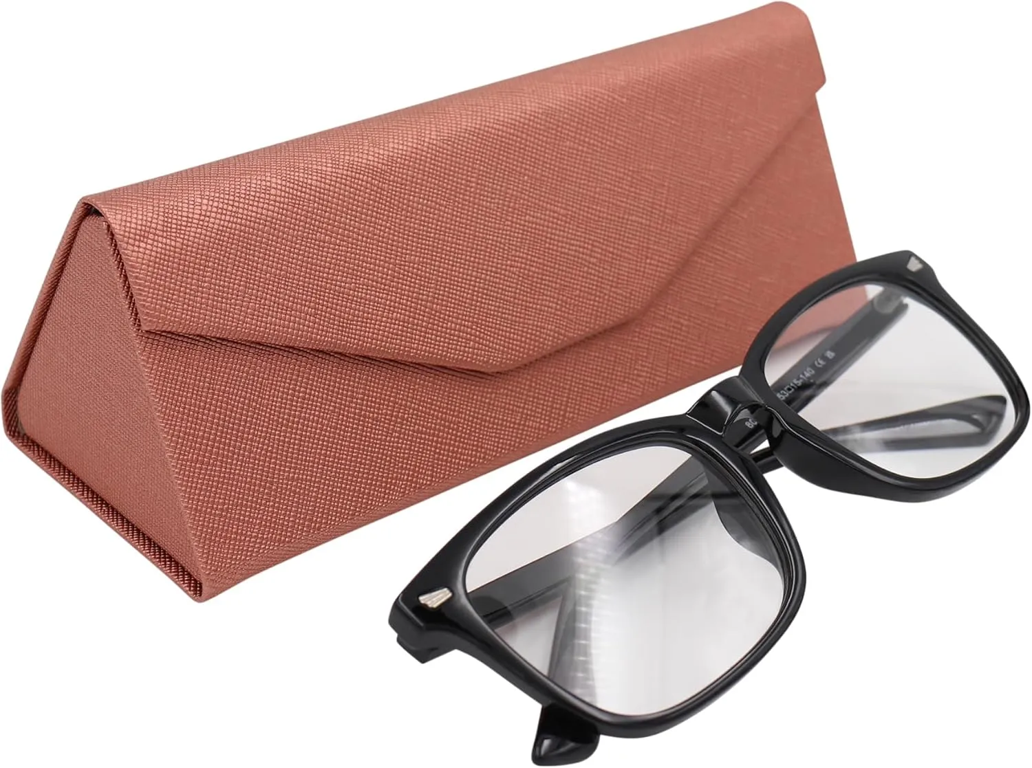 Real Sic Glasses Case for Men and Women - Magnetic Folding Hard Shell Sunglass Holder - Inspired by Solid Color