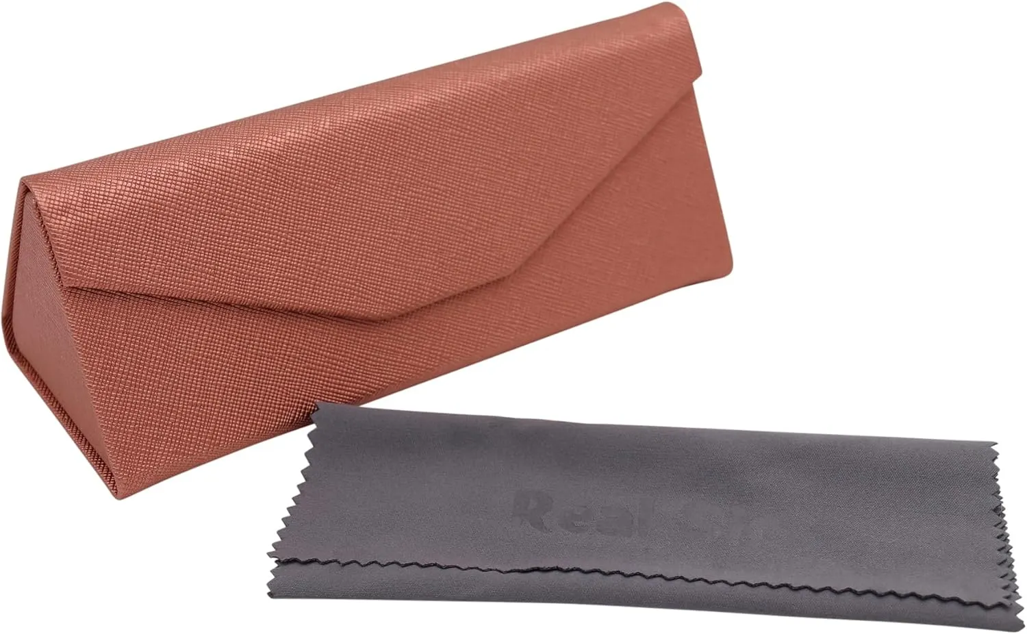 Real Sic Glasses Case for Men and Women - Magnetic Folding Hard Shell Sunglass Holder - Inspired by Solid Color