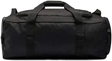 Reebok Unisex_Adult Training Grip Duffel Bag, Black, one Size